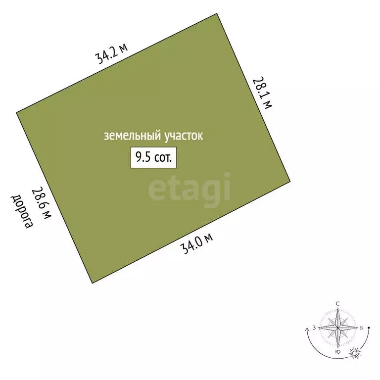 Участок в Аннинское городское поселение, территория Рассвет, Хорошая ... - Фото 1