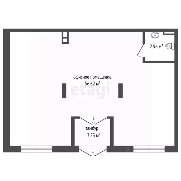 Помещение свободного назначения в Тюменская область, Тюмень ул. ... - Фото 2