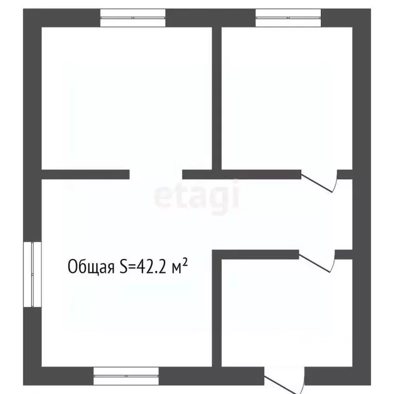 Дом в Брянская область, Клинцовский район, с. Коржовка-Голубовка ул. ... - Фото 1