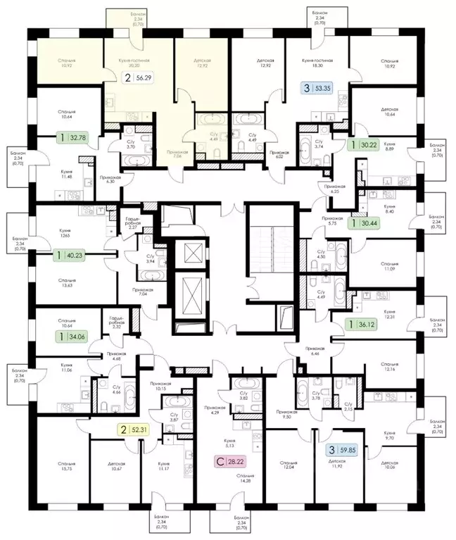 2-к кв. Нижегородская область, Нижний Новгород Фибролитовая ул., 6 ... - Фото 1