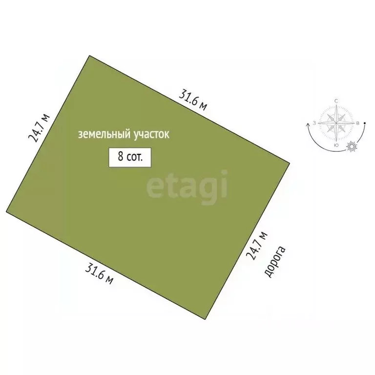 Участок в Тюменская область, Тюменский муниципальный округ, с. Кулига, ... - Фото 2