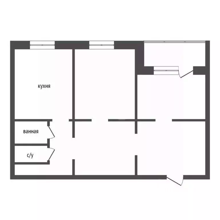 2-к кв. Красноярский край, Красноярск Судостроительная ул., 97 (54.0 ... - Фото 2