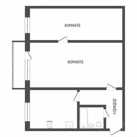 2-к кв. Иркутская область, Иркутск бул. Постышева, 11 (46.1 м) - Фото 2