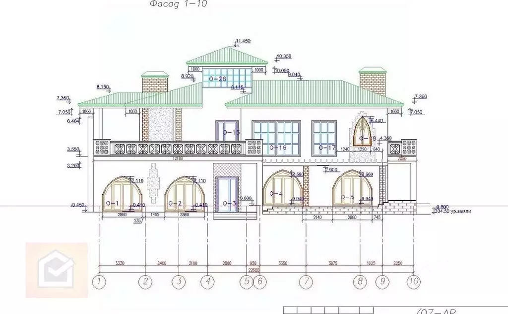 Дом в Севастополь с. Подгорное, ул. Весенняя, 12 (308 м) - Фото 1