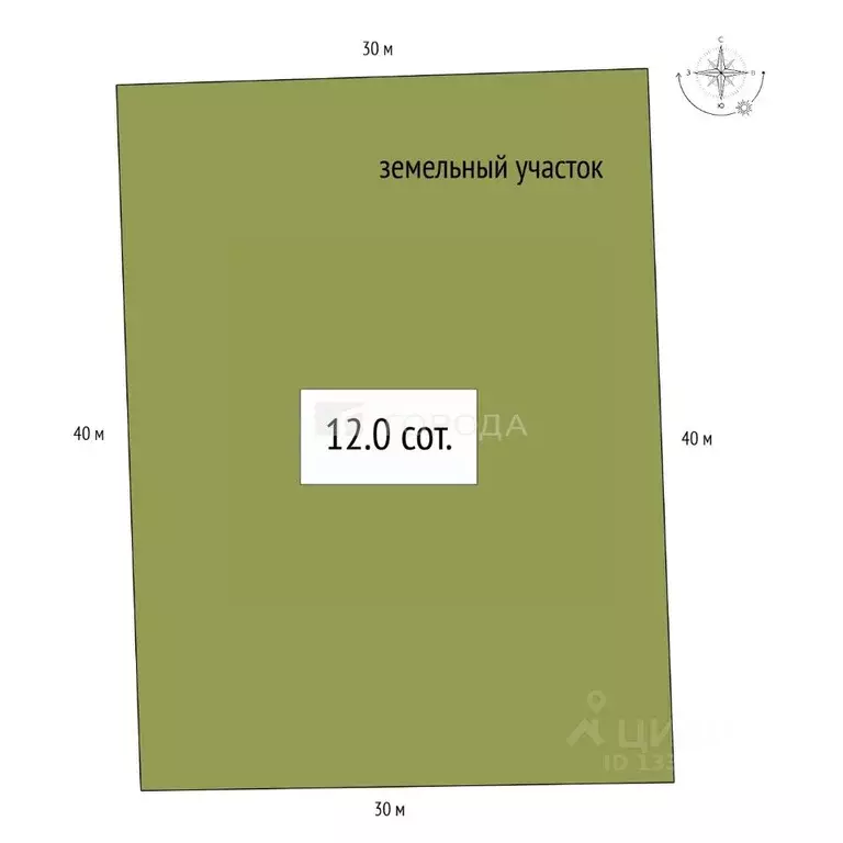 Участок в Новосибирская область, Новосибирский район, Кудряшовский ... - Фото 2