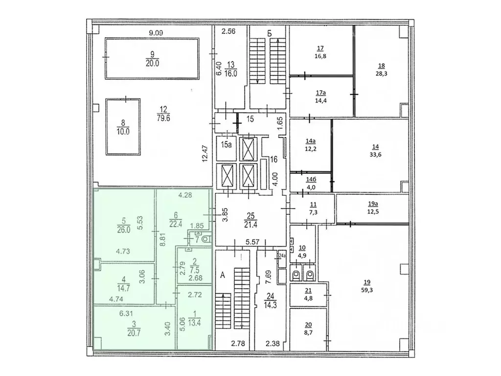 Офис в Москва Люсиновская ул., 36С1 (119 м) - Фото 1