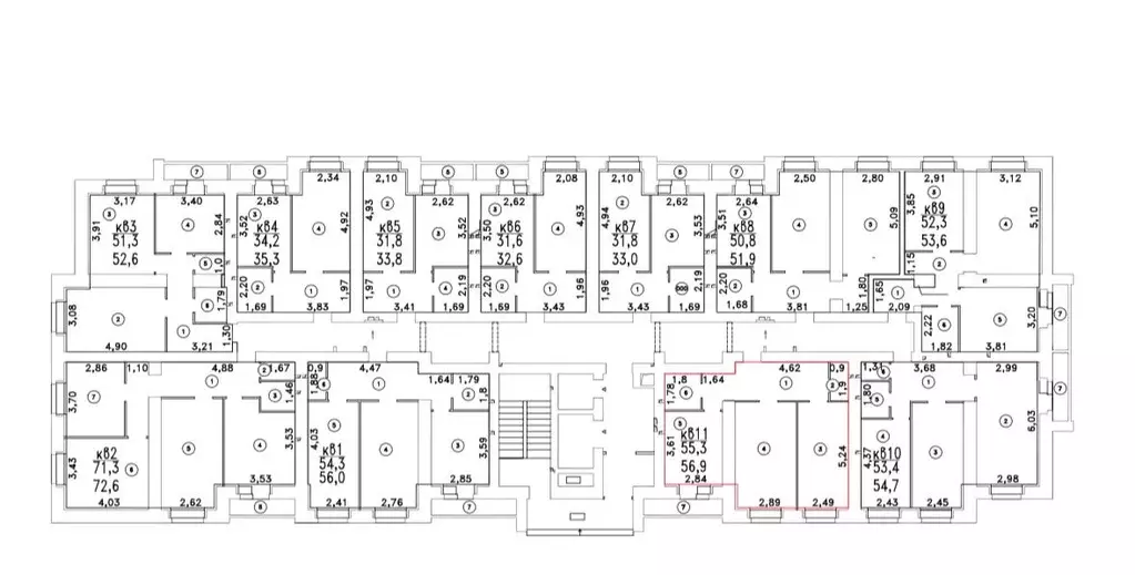 Продаётся 3-к квартира, 71.3 м - Фото 1
