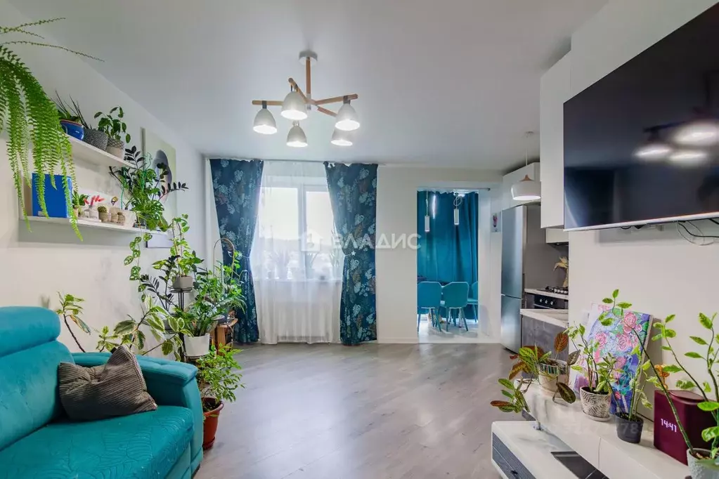 2-к кв. Карелия, Петрозаводск проезд Дивизионный, 17 (54.7 м) - Фото 2