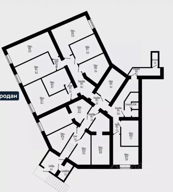 Офис в Татарстан, Казань ул. Зайни Султана, 8 (9 м) - Фото 2
