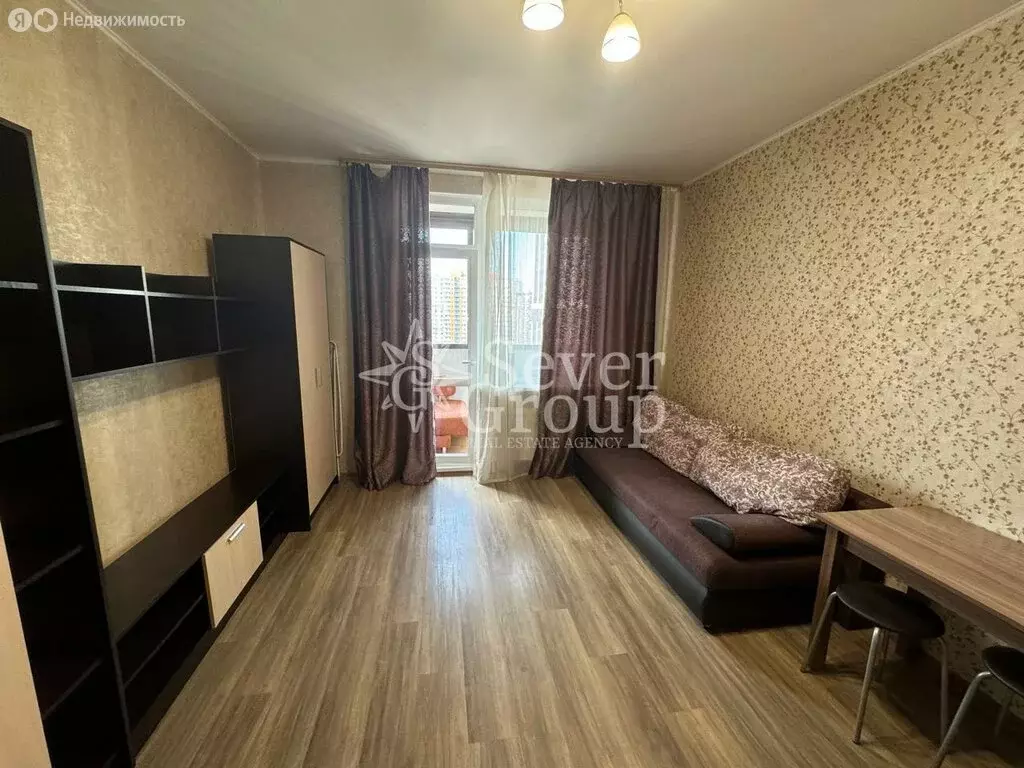 Квартира-студия: посёлок Шушары, Вишерская улица, 2 (25.5 м) - Фото 1