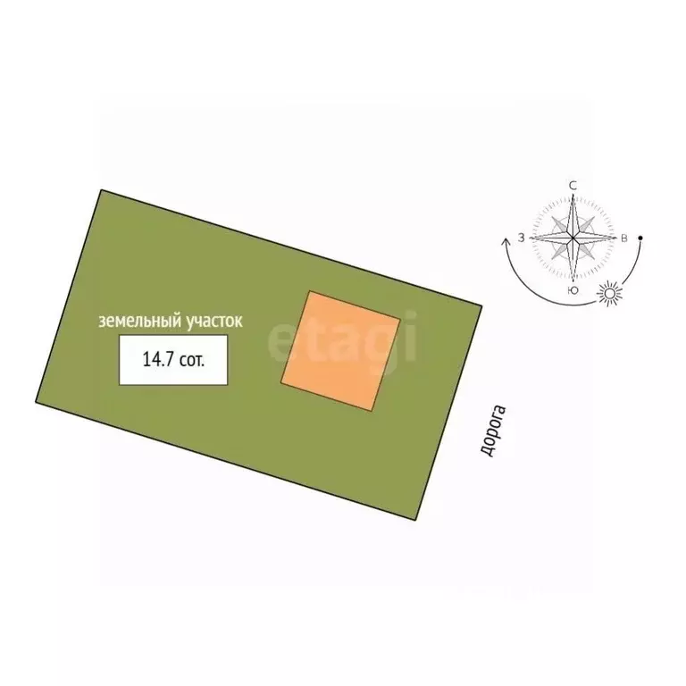 Дом в Крым, Симферопольский район, с. Журавлевка ул. Лесникова (66 м) - Фото 2