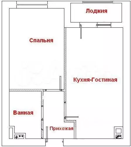 1-к. квартира, 43 м, 3/26 эт. - Фото 0