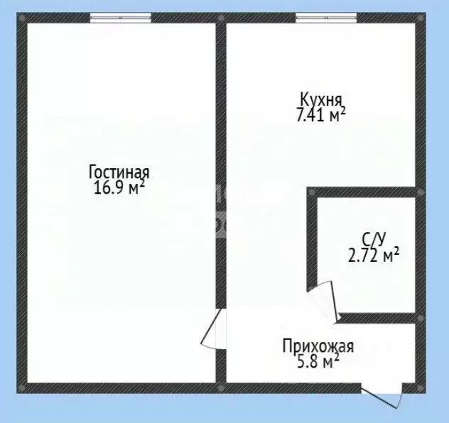 1-к кв. Дагестан, Каспийск ул. Ленина, 50 (35.0 м) - Фото 2