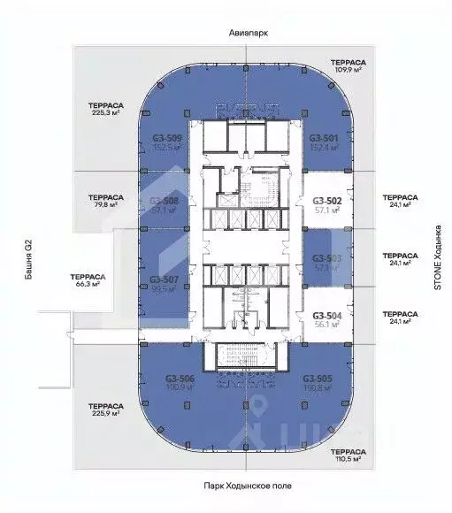 Помещение свободного назначения в Москва Ходынский бул., 20Ас1 (387 м) - Фото 2