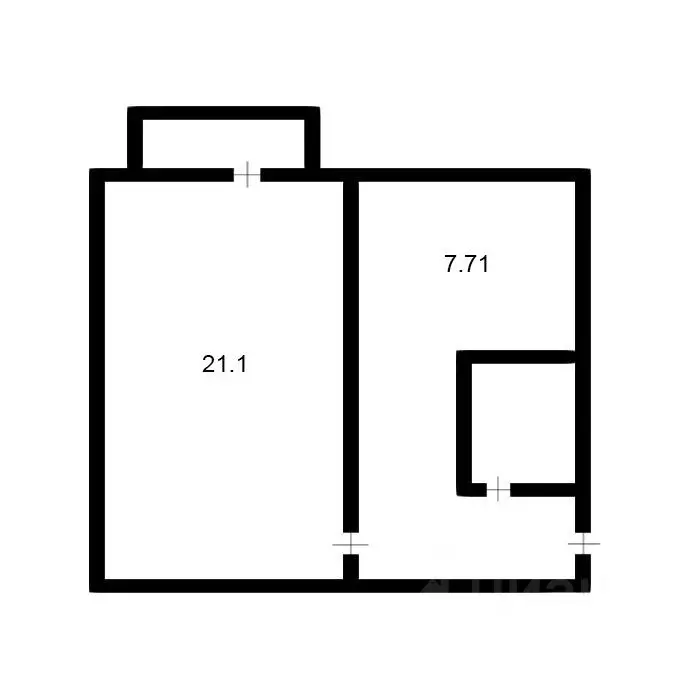 1-к кв. Башкортостан, Уфа ул. Шафиева, 12 (33.0 м) - Фото 1