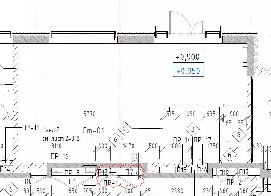 Торговая площадь в Москва Вейв жилой комплекс, 2 (43 м) - Фото 2