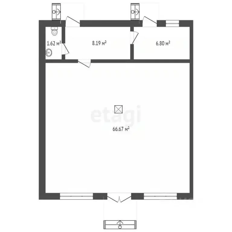 Офис в Брянская область, Суземка рп ул. Вокзальная, 2В (85 м) - Фото 2