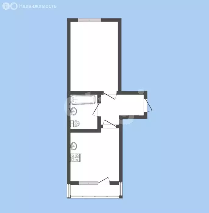 1-комнатная квартира: Удмуртская Республика, Завьяловский район, село ... - Фото 1