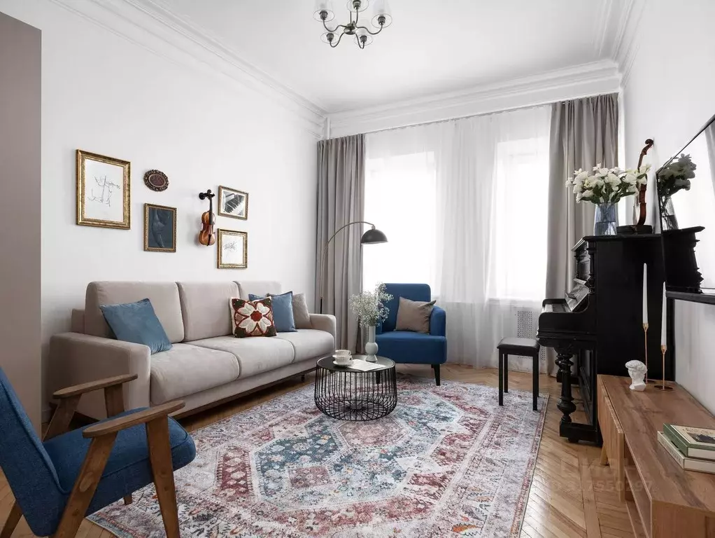 3-к кв. Москва Садовая-Триумфальная ул., 16С1 (70.0 м) - Фото 1