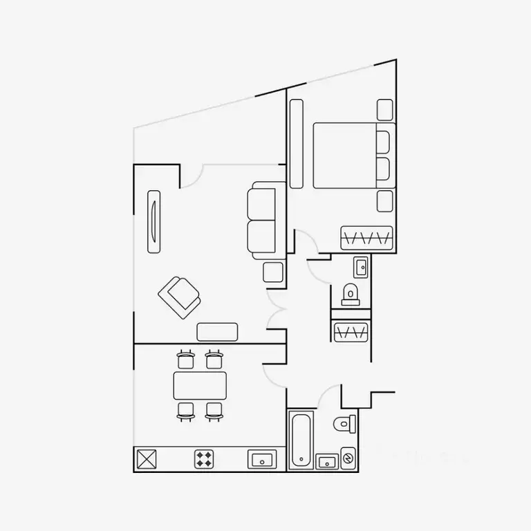 2-к кв. Москва Автозаводская ул., 23Бк2 (65.0 м) - Фото 1