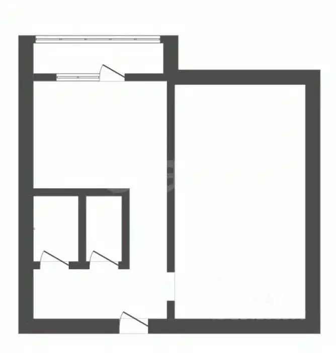1-к кв. Воронежская область, Борисоглебск Аэродромная ул., 26 (32.7 м) - Фото 2