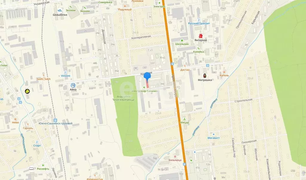 3-комнатная квартира: Южно-Сахалинск, Крайняя улица, 35 (57.6 м) - Фото 1