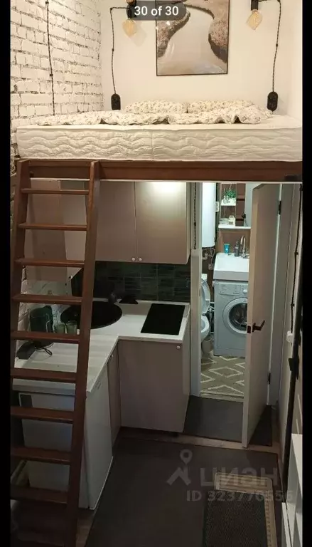 Студия Санкт-Петербург ул. Шевченко, 9 (12.0 м) - Фото 1