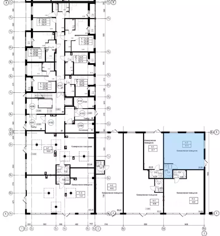 Помещение свободного назначения в Ленинградская область, Кудрово г. ... - Фото 1