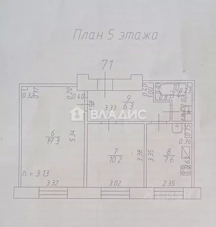 2-к кв. Татарстан, Казань ул. Павлюхина, 102А (44.8 м) - Фото 2