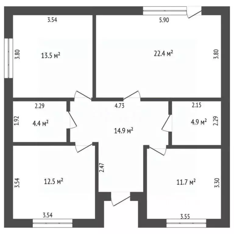 Дом в Белгородская область, Белгородский район, Беловское с/пос, с. ... - Фото 2