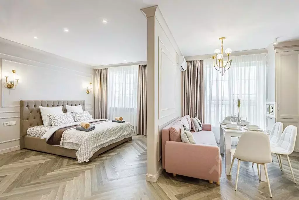 1-к кв. Краснодарский край, Краснодар ул. Атлантическая, 2к2 (48.0 м) - Фото 1