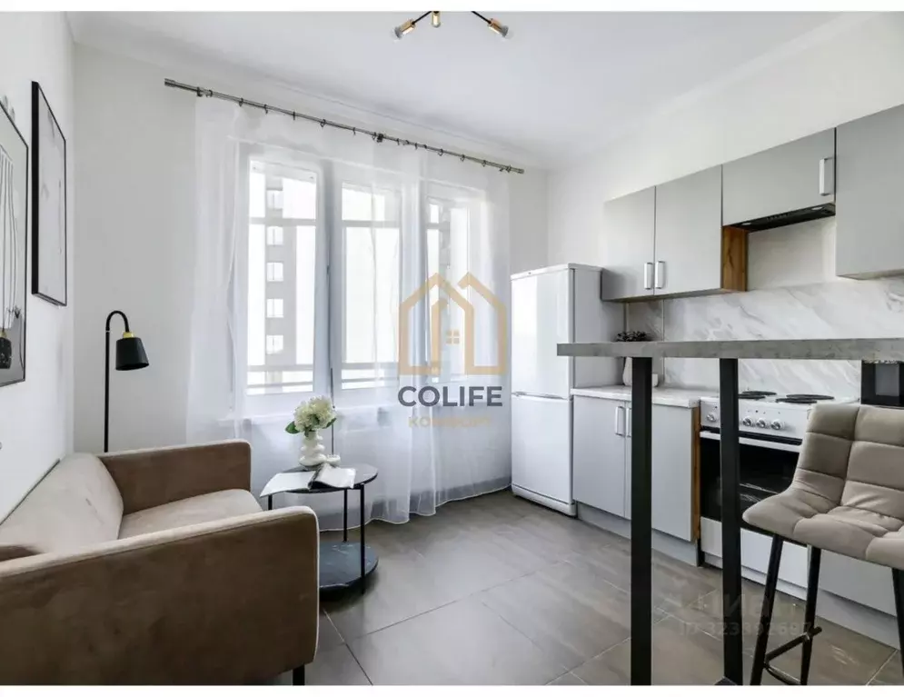 1-к кв. Москва ул. Берзарина, 32А (37.5 м) - Фото 1