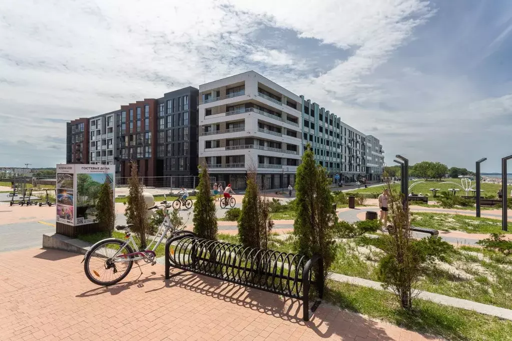 1-к кв. Калининградская область, Зеленоградск ул. Гагарина, 87 (58.73 ... - Фото 1