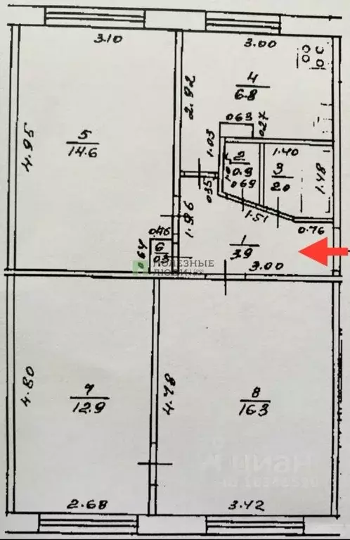 3-к кв. Башкортостан, Уфа Краснодонская ул., 26 (58.0 м) - Фото 1