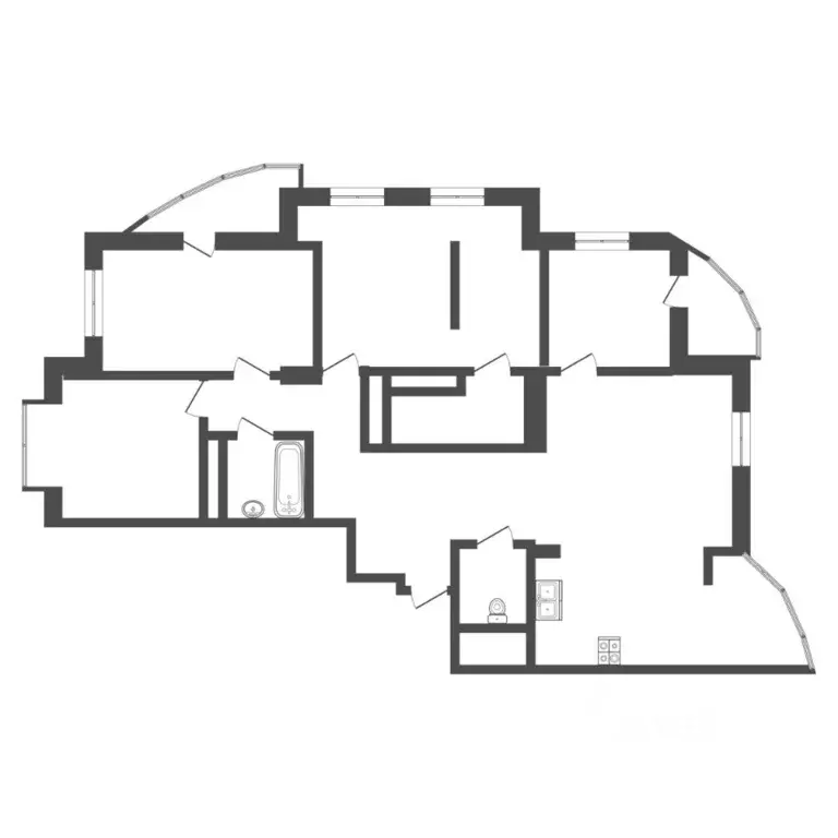 4-к кв. Тюменская область, Тюмень ул. Максима Горького, 68 (153.7 м) - Фото 2