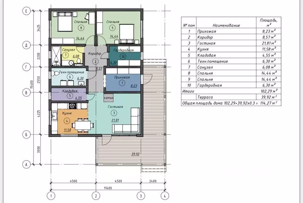 Коттедж в Вологодская область, Череповецкий район, д. Нова  (102 м) - Фото 1