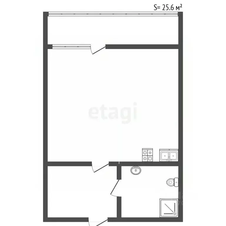 Студия Ленинградская область, Мурино Всеволожский район, ул. Шоссе в ... - Фото 2