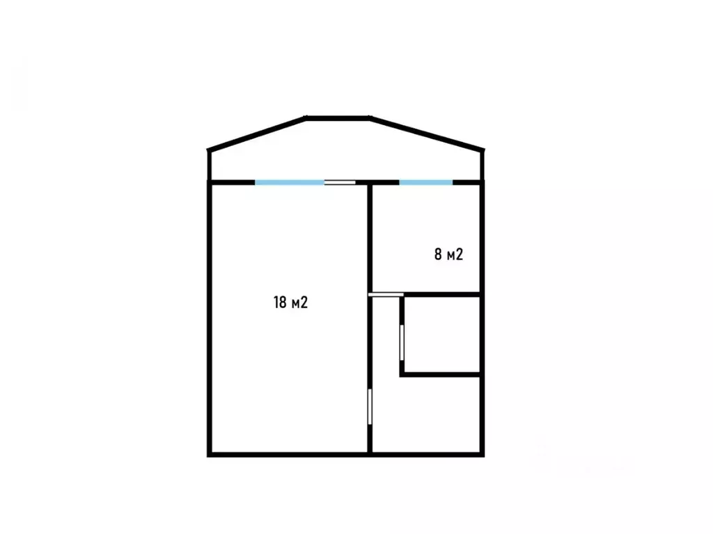 1-к кв. Томская область, Томск Карский пер., 4 (35.0 м) - Фото 2
