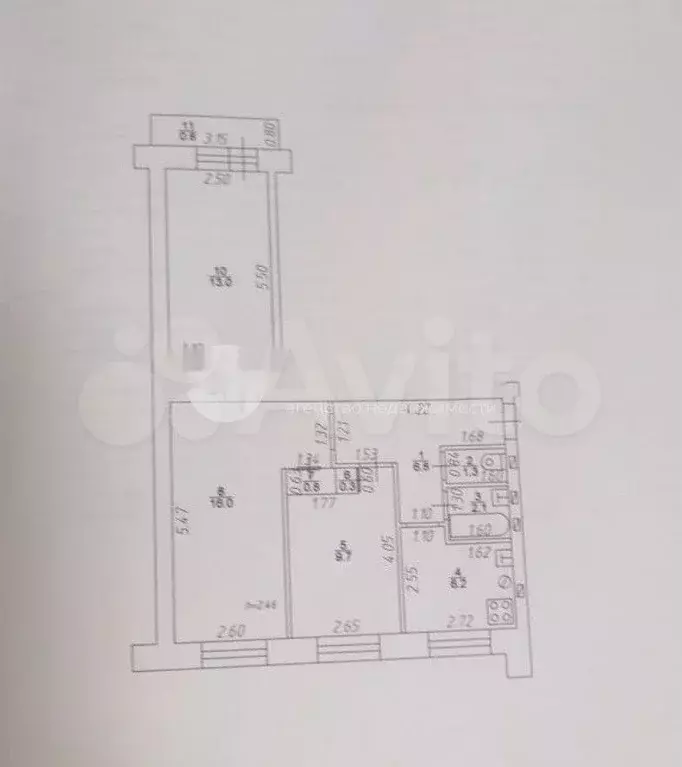 3-к. квартира, 57 м, 3/9 эт. - Фото 0