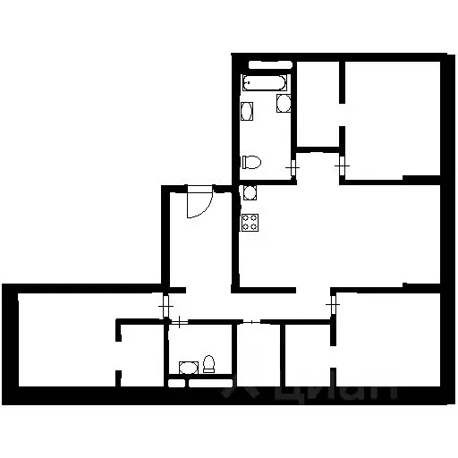 3-к кв. Москва Шмитовский проезд, 39к1 (108.0 м) - Фото 2