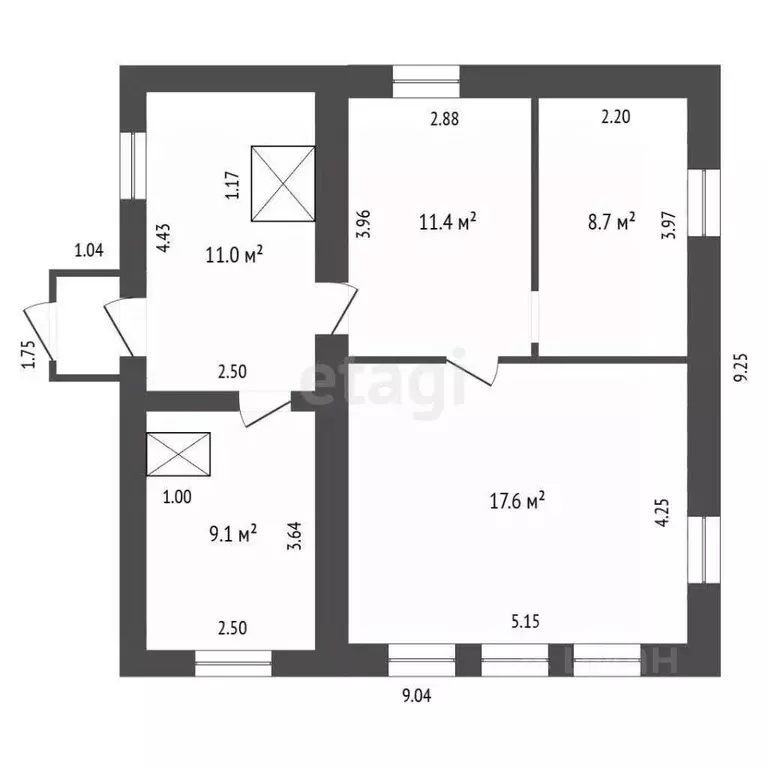 Дом в Владимирская область, Муром ул. Станюковича, 4 (63 м) - Фото 2