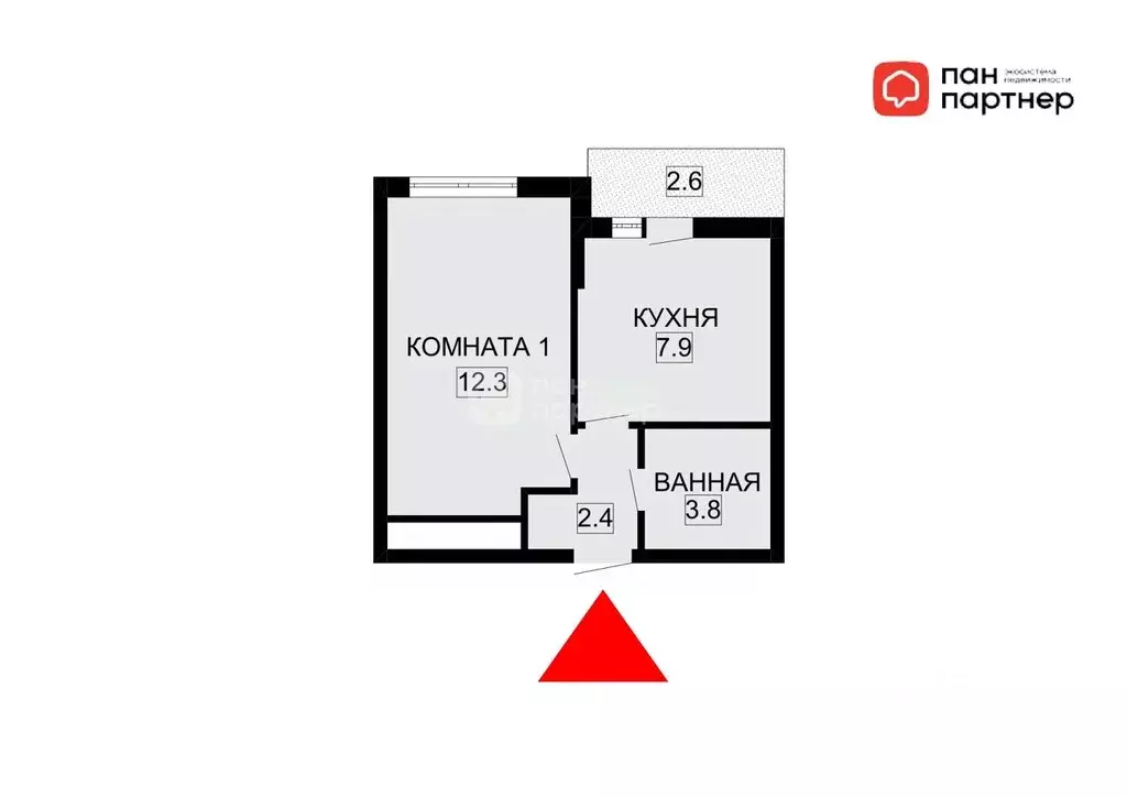 1-к кв. Ленинградская область, Мурино Всеволожский район, бул. ... - Фото 1