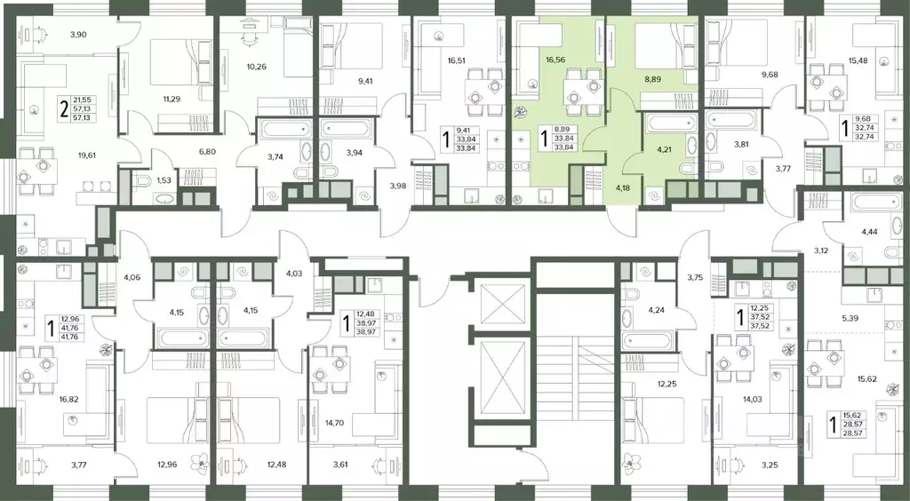 2-к кв. Московская область, Серпухов  (33.84 м) - Фото 2