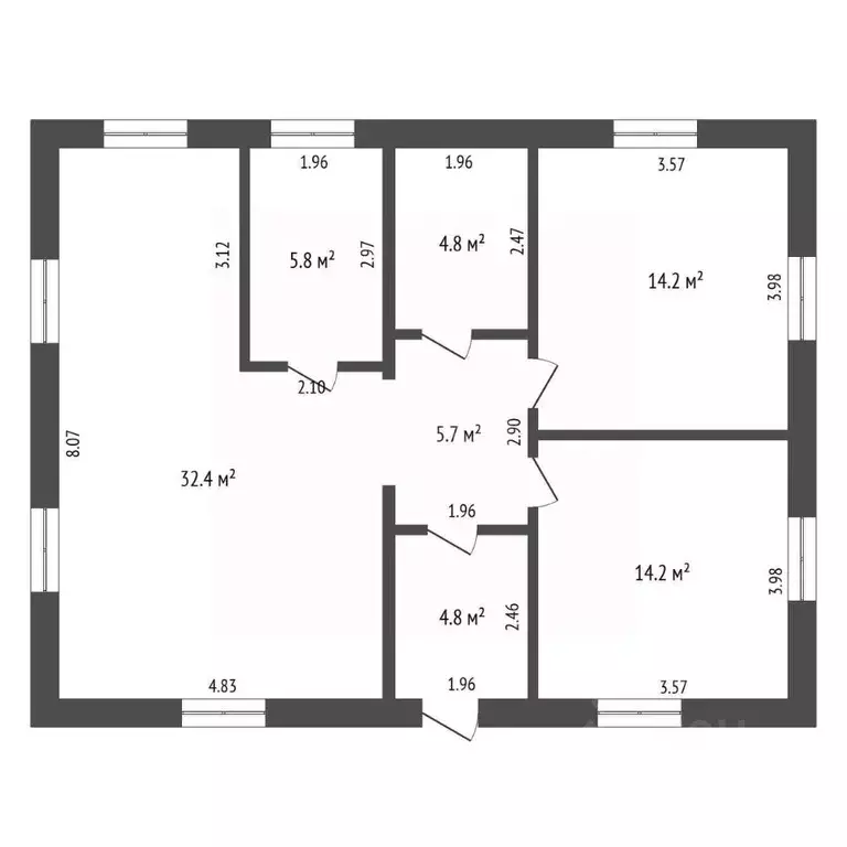 Дом в Тюменская область, Тюменский муниципальный округ, д. Якуши пер. ... - Фото 2