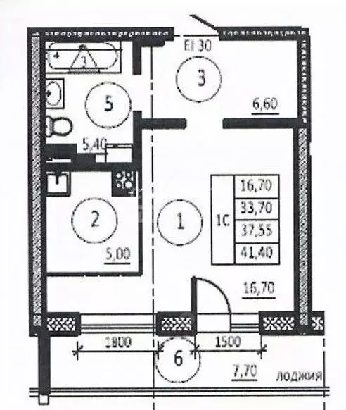 Студия Свердловская область, Екатеринбург ул. Декабристов, 20 (38.0 м) - Фото 2