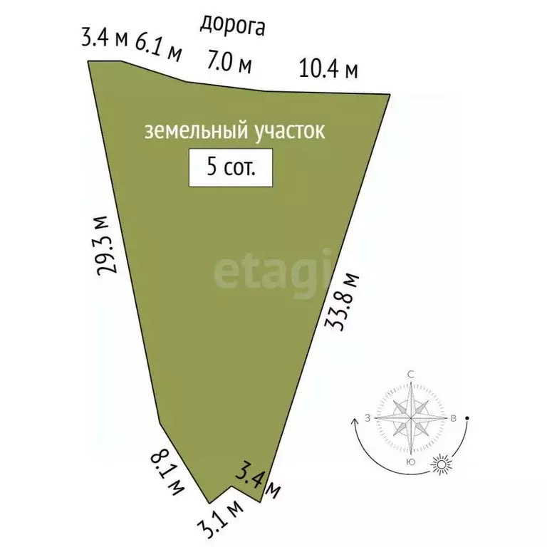 Участок в Крым, Алушта муниципальный округ, с. Изобильное пер. Горный ... - Фото 2