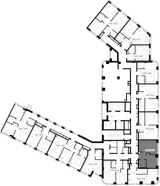 1-комнатная квартира: Москва, ЖК Ситизен, к1 (36.1 м) - Фото 1