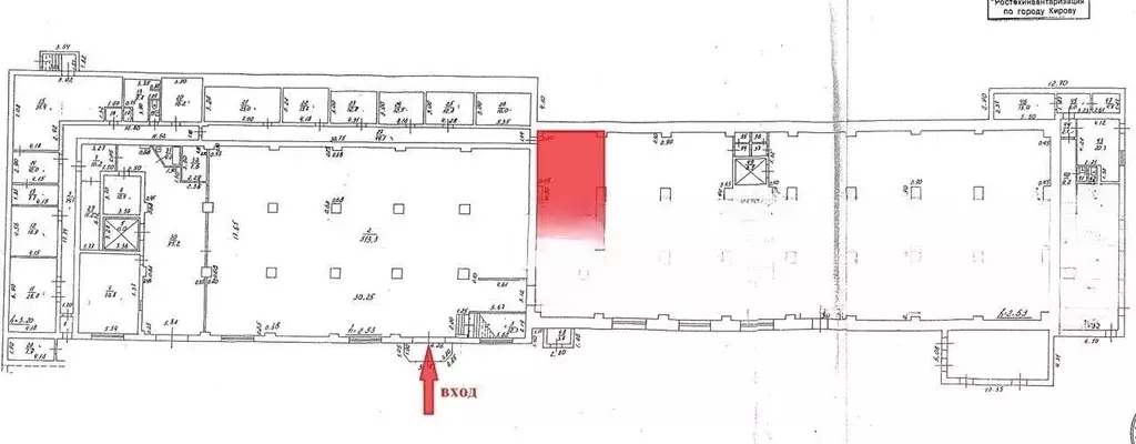 Торговая площадь в Кировская область, Киров ул. Блюхера, 29 (45 м) - Фото 0