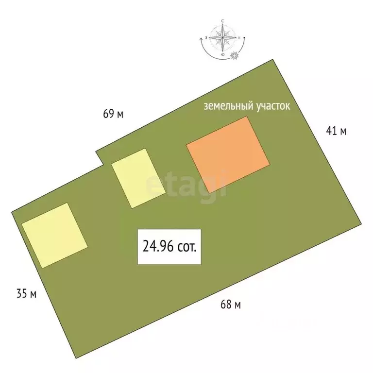 Дом в Алтай, Чемальский район, с. Анос Центральная ул., 6 (179 м) - Фото 2