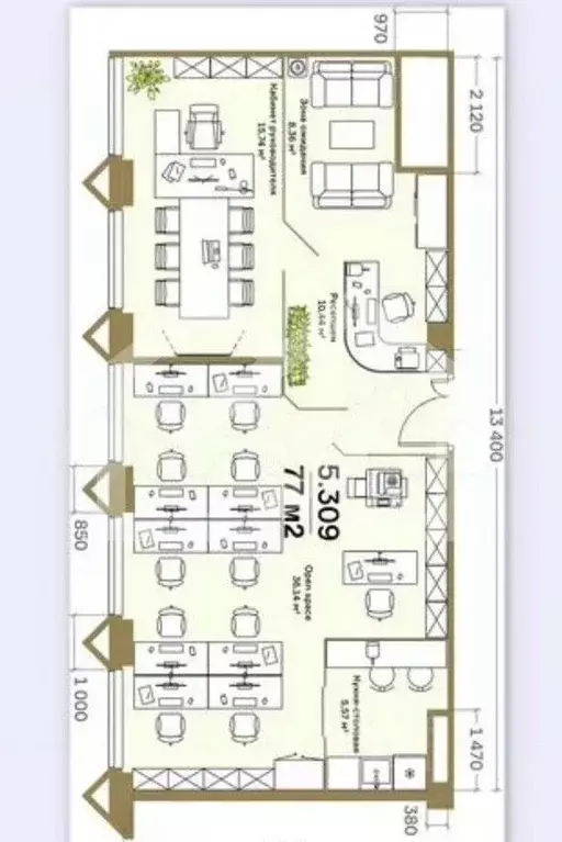 Помещение свободного назначения в Москва проезд Жуков, вл8 (77 м) - Фото 2